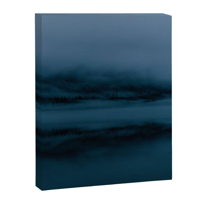 Blue Hour Lake Reflection Canvas Print Gallery Image 1