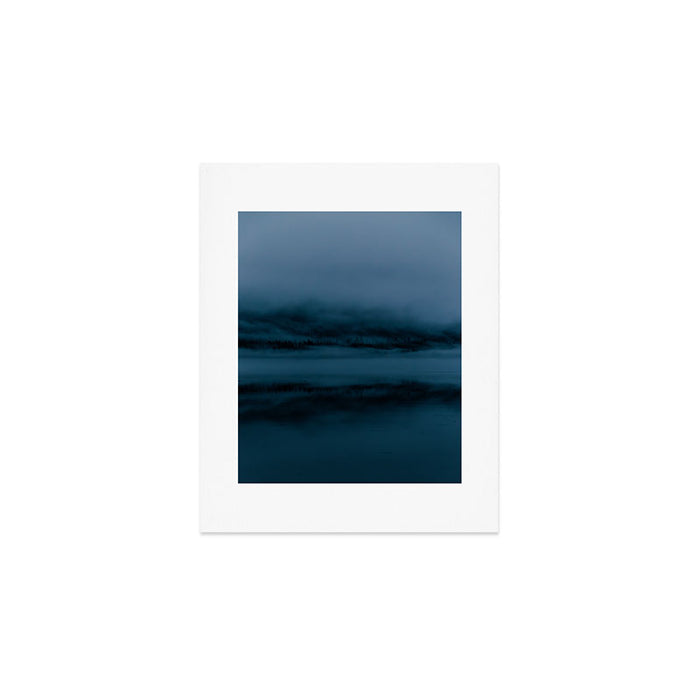 Blue Hour Lake Reflection Art Print Gallery Image 1