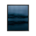 Blue Hour Lake Reflection Framed Canvas Print Gallery Image 6