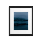 Blue Hour Lake Reflection Framed Art Print Gallery Image 5