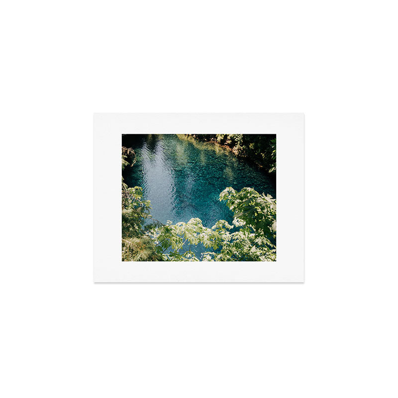 Blue Pool Art Print Gallery Image 1