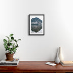 Bow Lake Framed Art Print Gallery Image 2