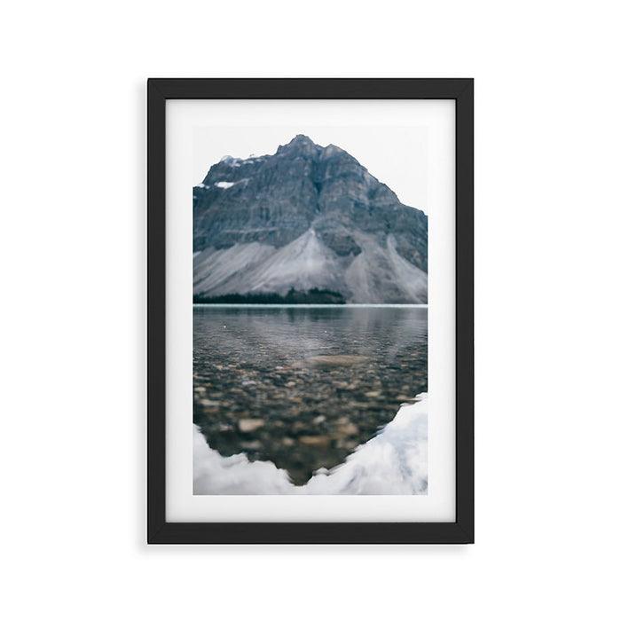 Bow Lake Framed Art Print Gallery Image 1