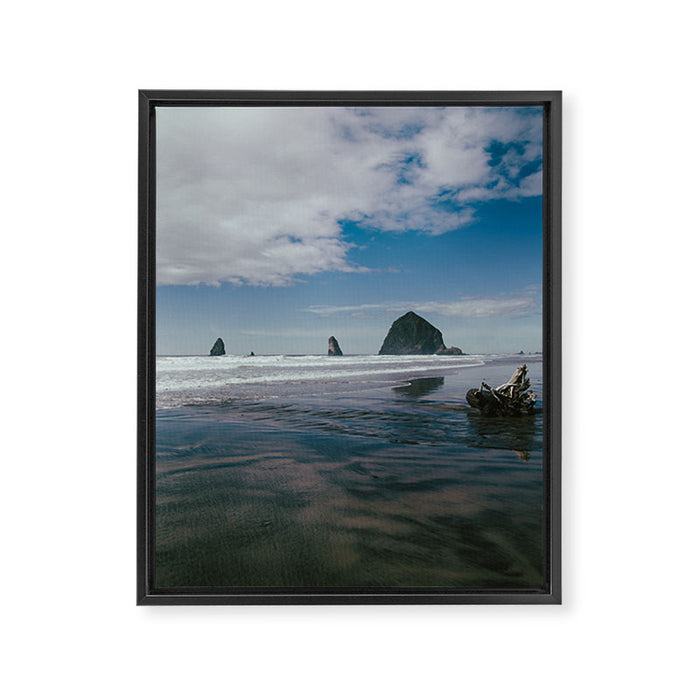 Cannon Beach VII Framed Canvas Print Gallery Image 1