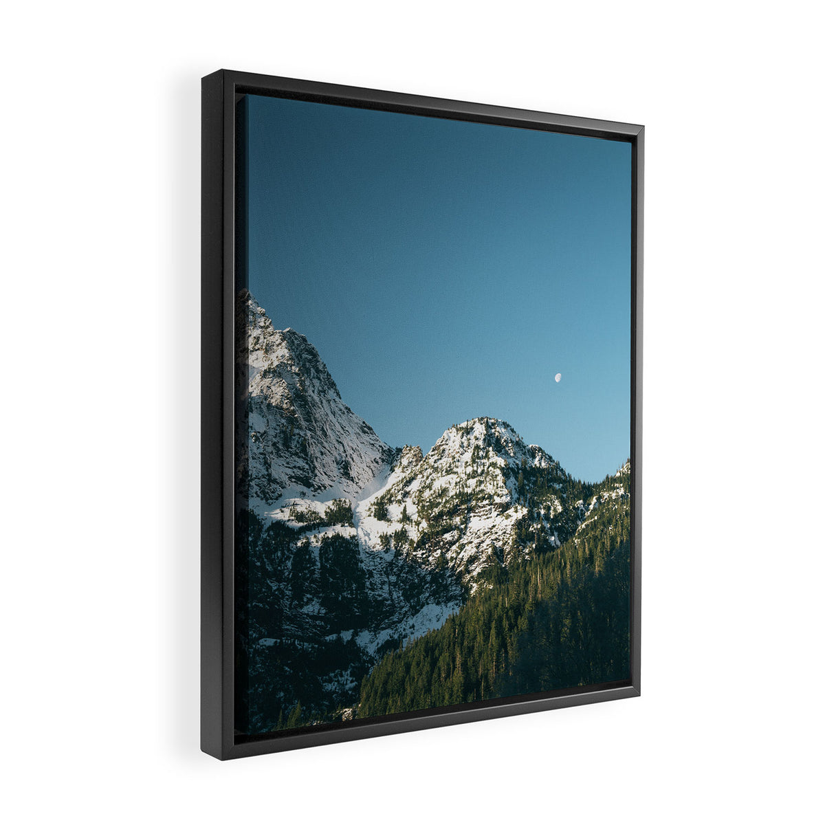 Cascades Framed Canvas Print Gallery Image 2