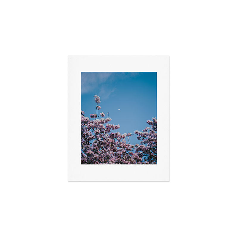 Cherry Blossom Moon Art Print Gallery Image 1