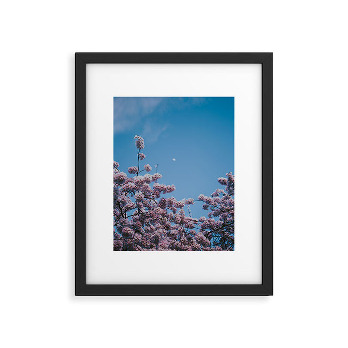 Cherry Blossom Moon Framed Art Print Gallery Image 1