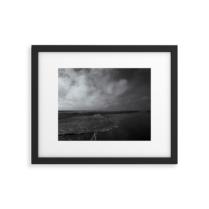 Coastal Black and White Framed Art Print Gallery Image 1