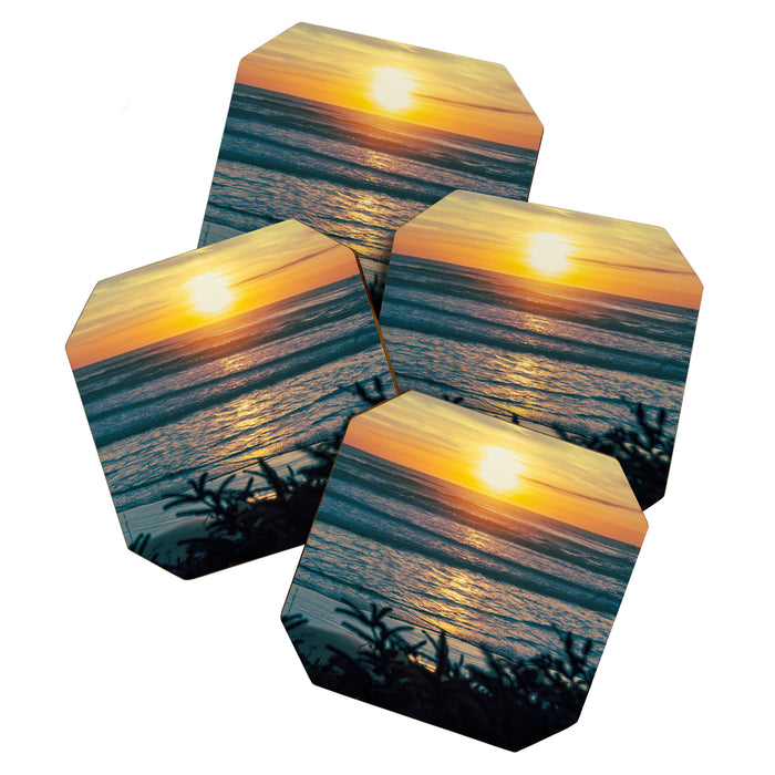 Coastal Sunset Coaster Gallery Image 1