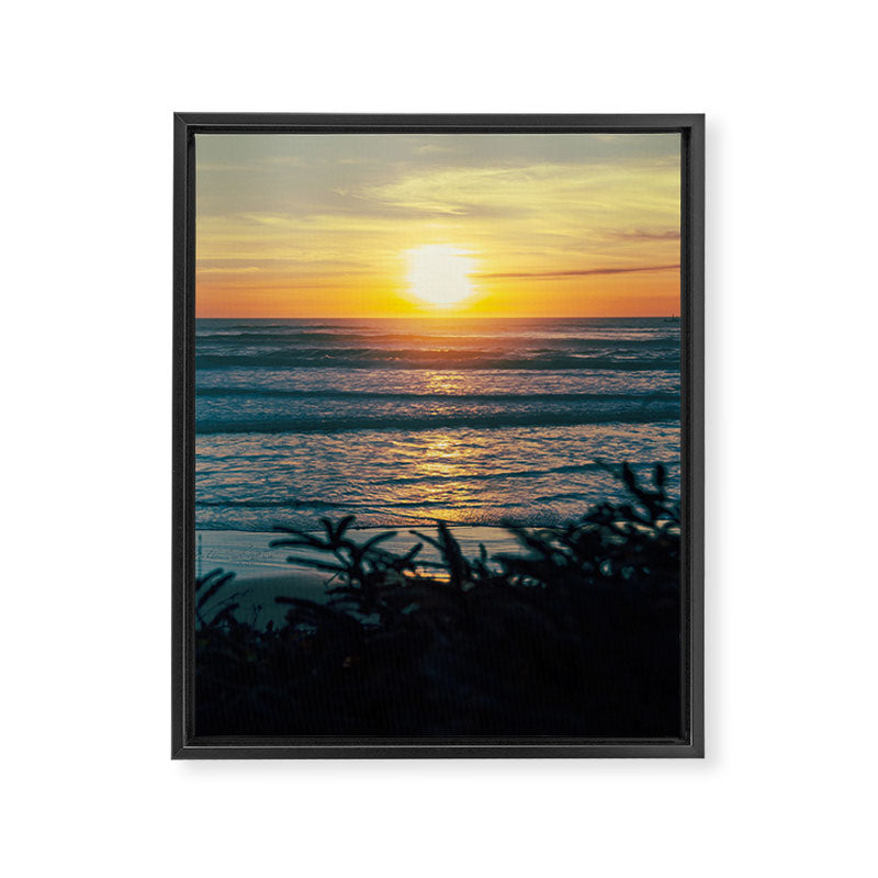 Coastal Sunset Framed Canvas Print Gallery Image 6