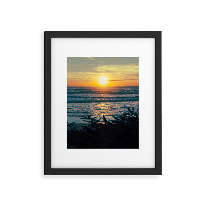 Coastal Sunset Framed Art Print Gallery Image 5