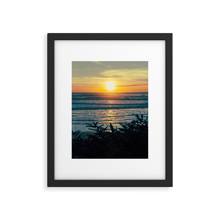 Coastal Sunset Framed Art Print Gallery Image 1