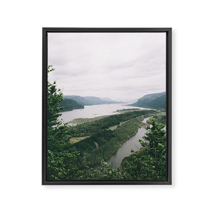 Columbia River Gorge II Framed Canvas Print Gallery Image 1