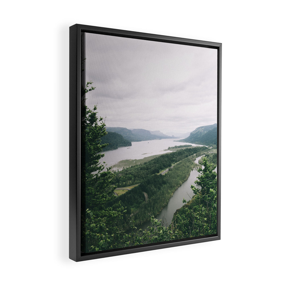 Columbia River Gorge II Framed Canvas Print Gallery Image 2