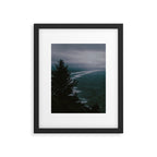 Dark Moody Coast Framed Art Print Gallery Image 5