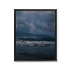 Dark Ocean Blues Framed Canvas Print Gallery Image 6