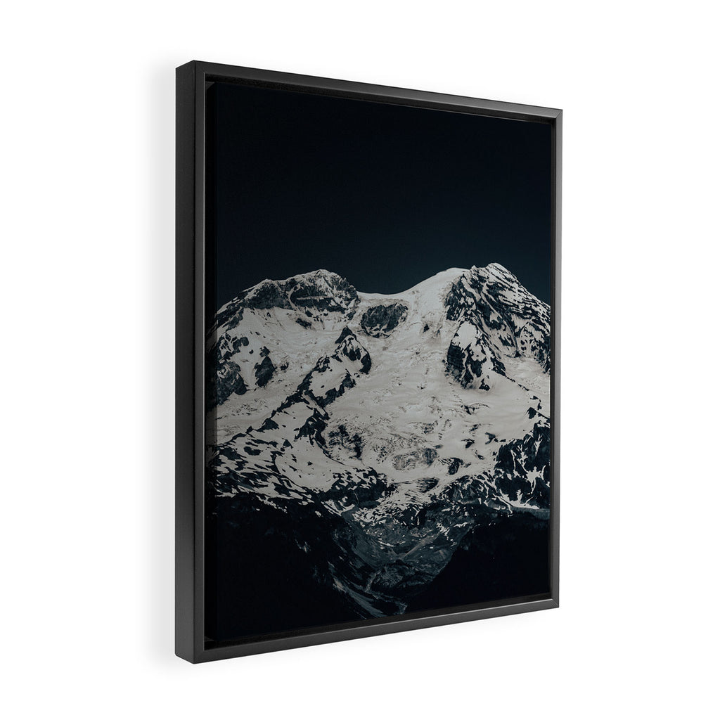 Dark Rainier Framed Canvas Print Gallery Image 2