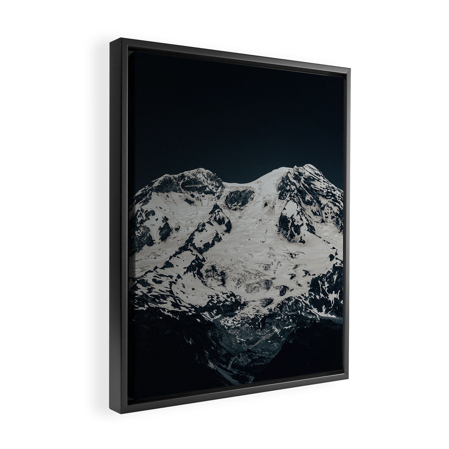 Dark Rainier Framed Canvas Print Gallery Image 2