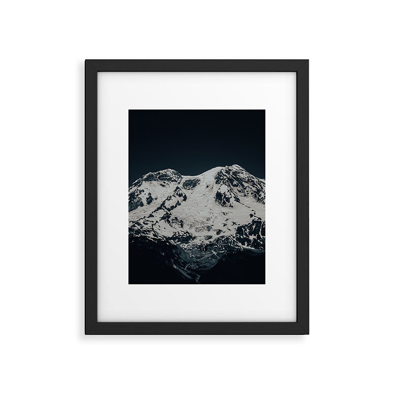 Dark Rainier Framed Art Print Gallery Image 5