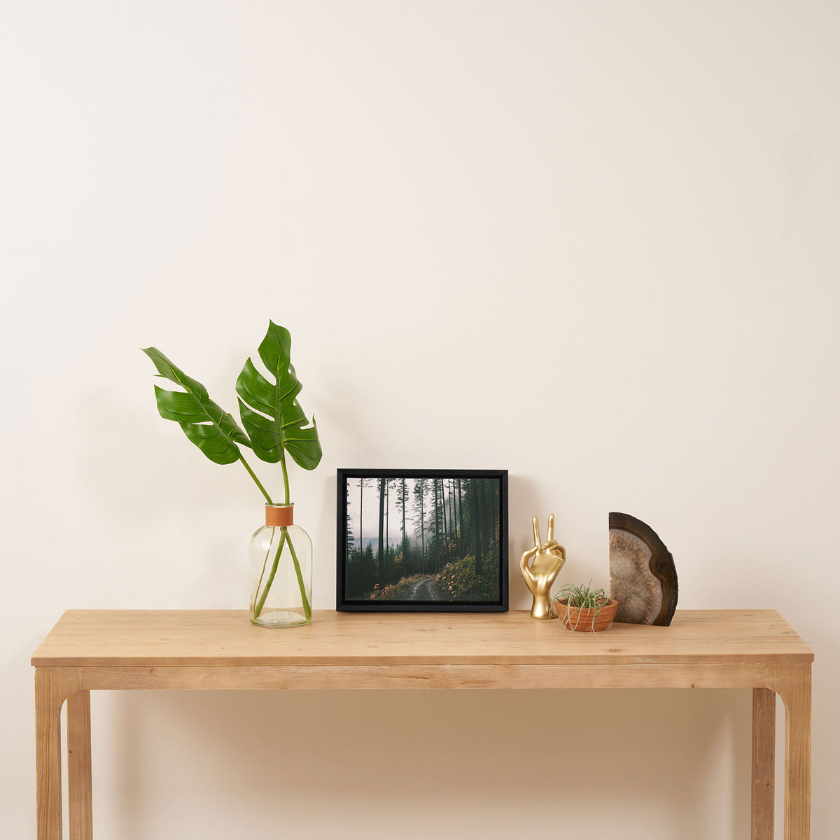 Forest Drive Framed Canvas Print Gallery Image 4