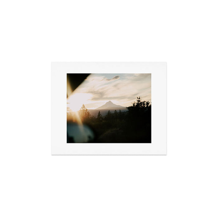 Driving by Mount Hood Art Print Gallery Image 1