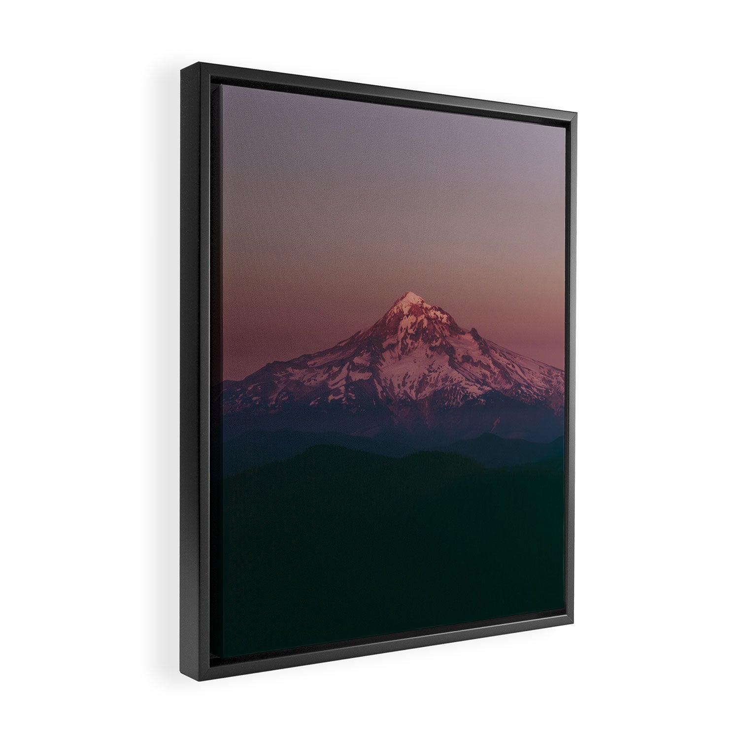 Evenings at Hood Framed Canvas Print Gallery Image 2
