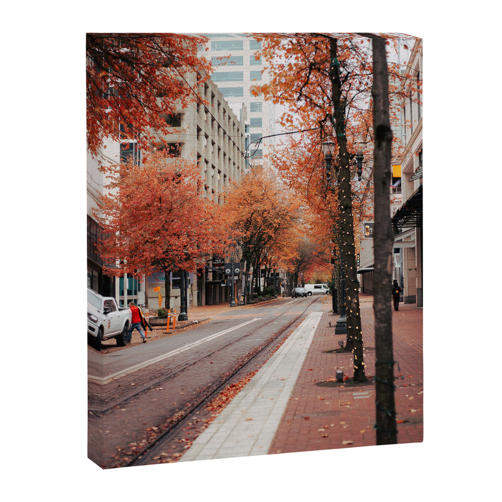 Fall in Downtown Portland Canvas Print Gallery Image 6