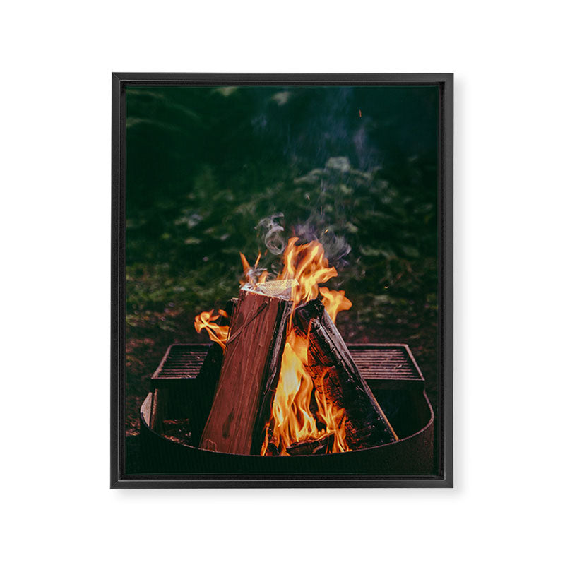 Fire Pit Framed Canvas Print Gallery Image 6