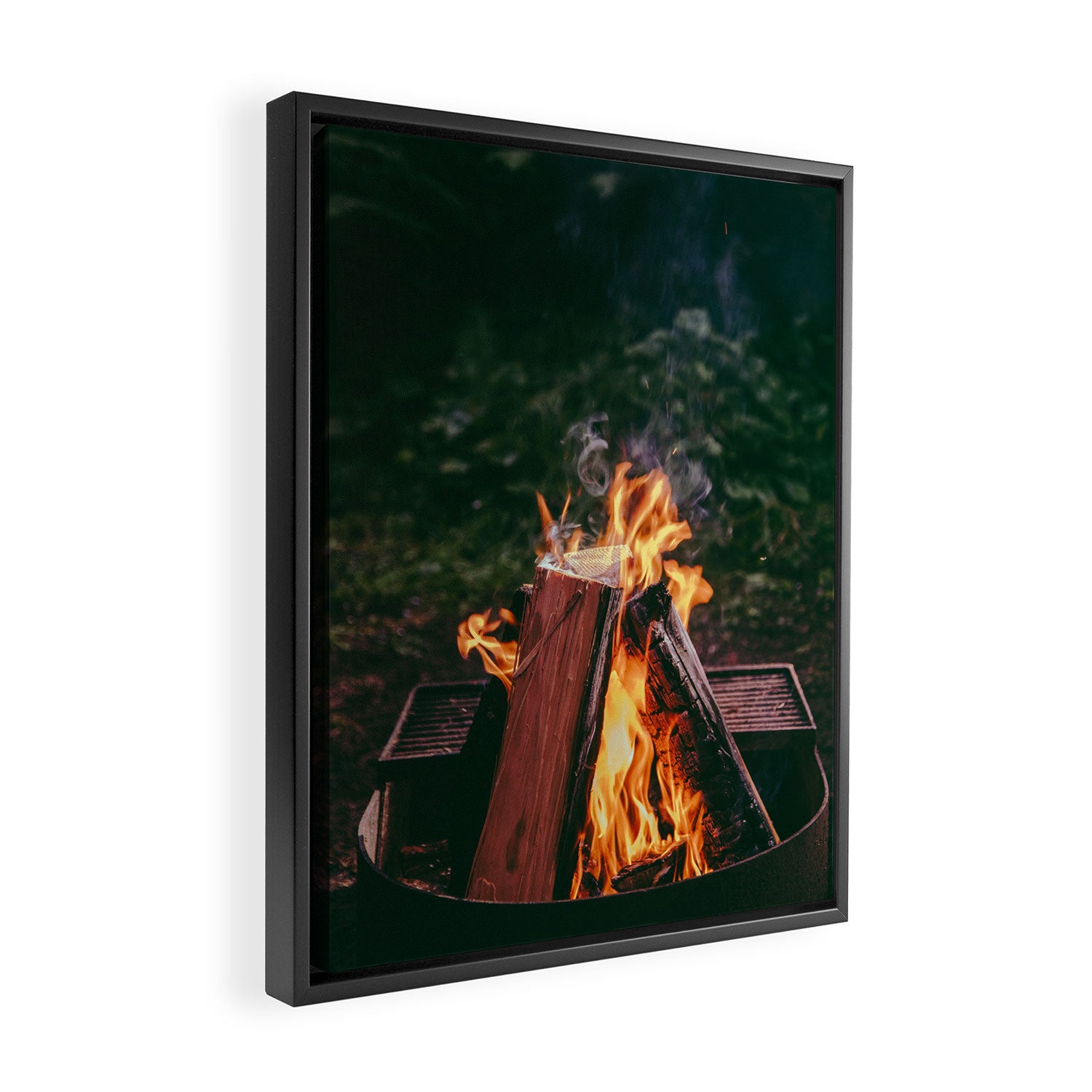 Fire Pit Framed Canvas Print Gallery Image 2