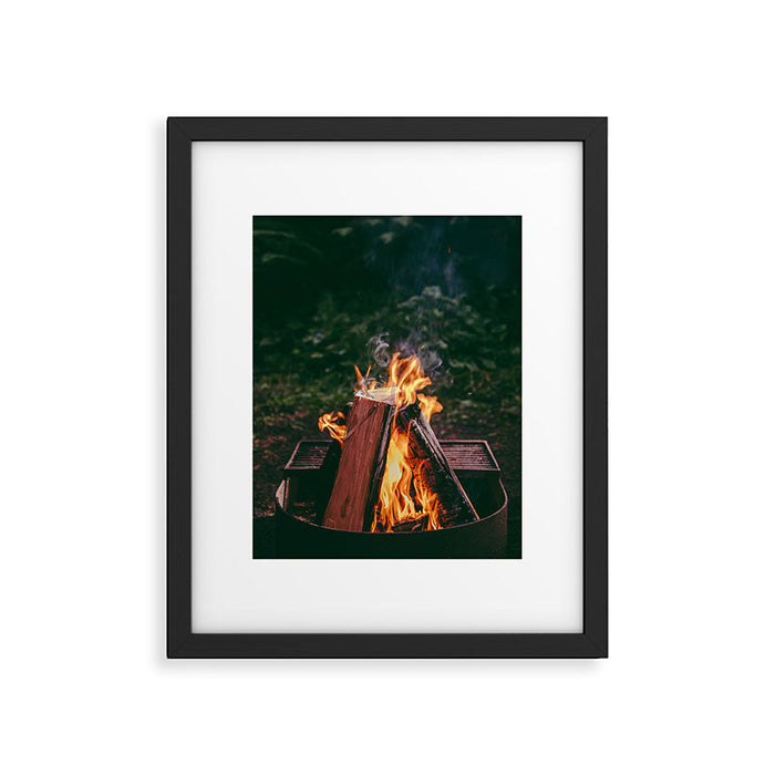 Fire Pit Framed Art Print Gallery Image 1