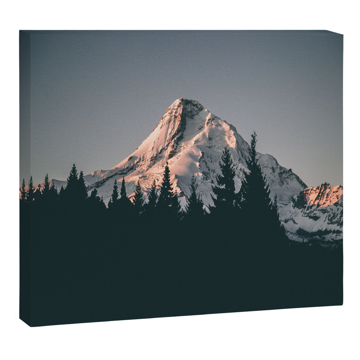 First Light on Mount Hood Canvas Print Gallery Image 6