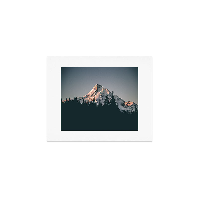 First Light on Mount Hood Art Print
