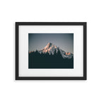 First Light on Mount Hood Framed Art Print Gallery Image 4