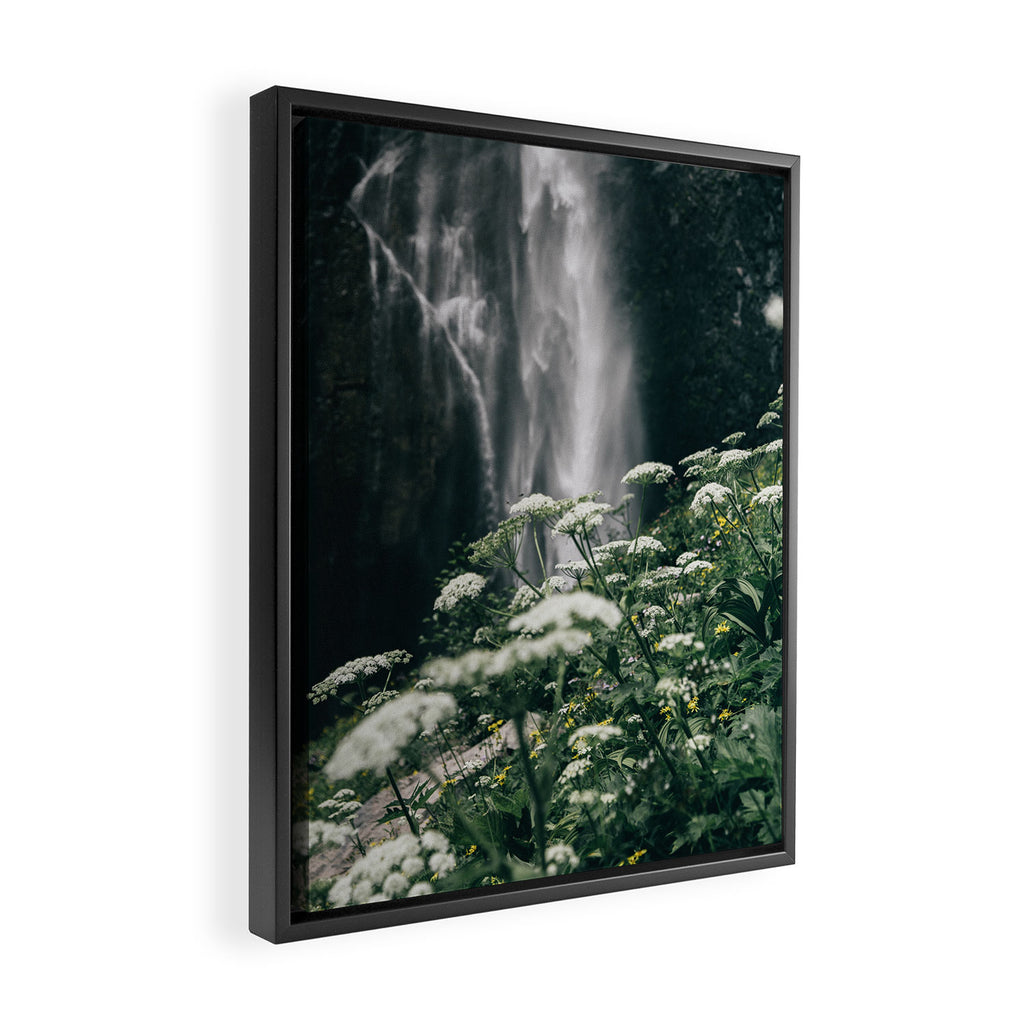 Floral Falls Framed Canvas Print Gallery Image 2