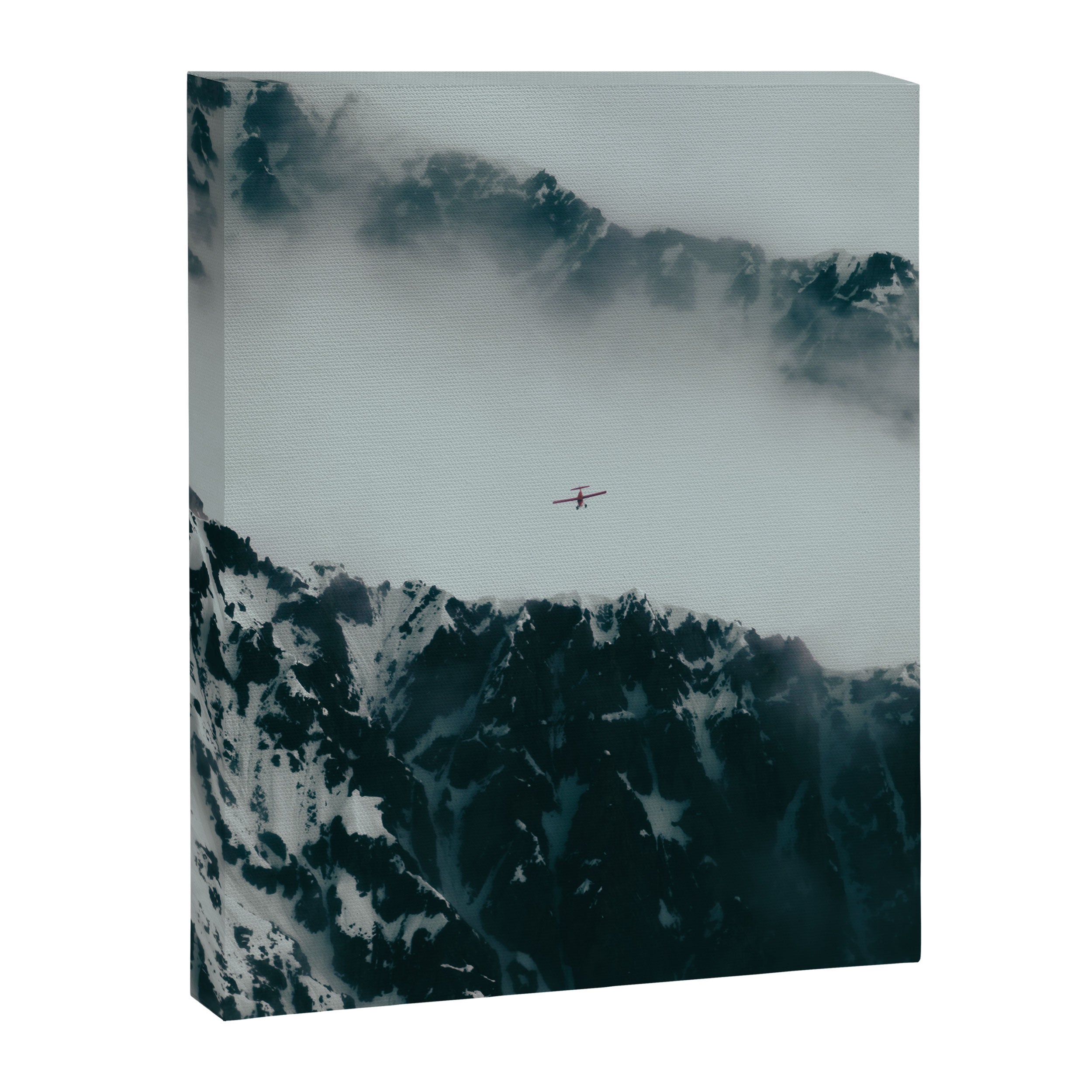 Flying Above Mountains Canvas Print Gallery Image 6