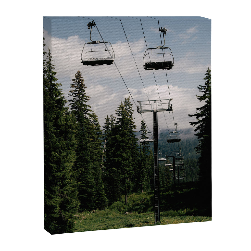 Forest Chairlift Canvas Print Gallery Image 6