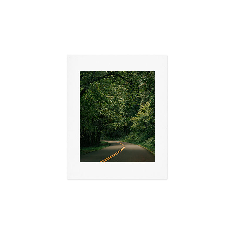 Forest Drive V Art Print Gallery Image 1