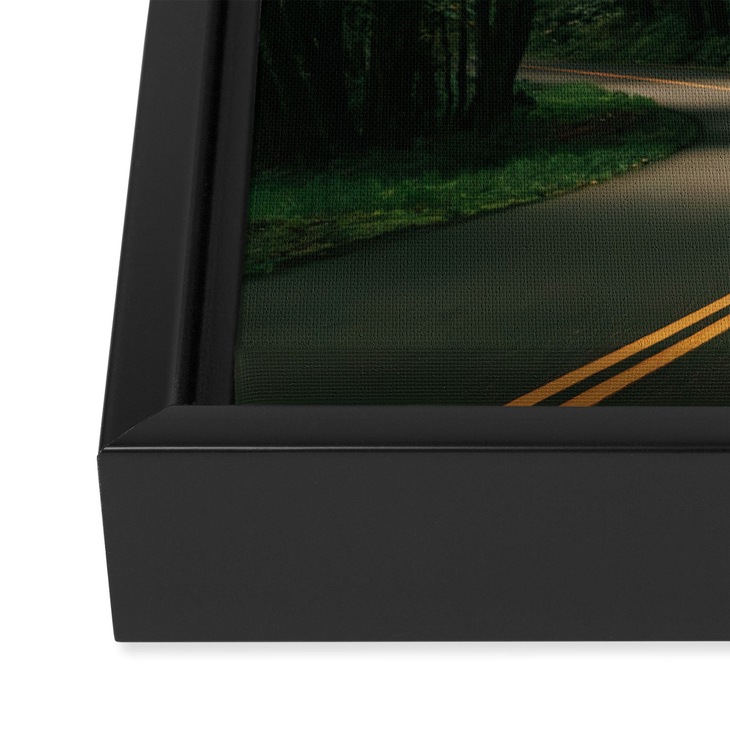 Forest Drive V Framed Canvas Print Gallery Image 3