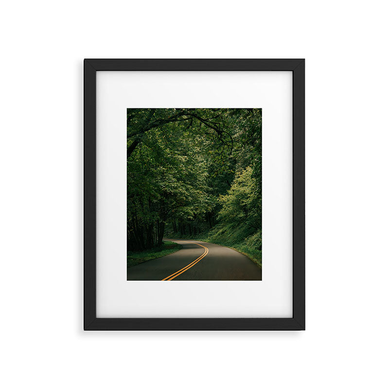Forest Drive V Framed Art Print Gallery Image 5