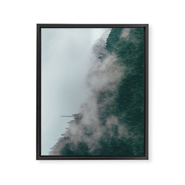 Forest Fog IX Framed Canvas Print Gallery Image 1