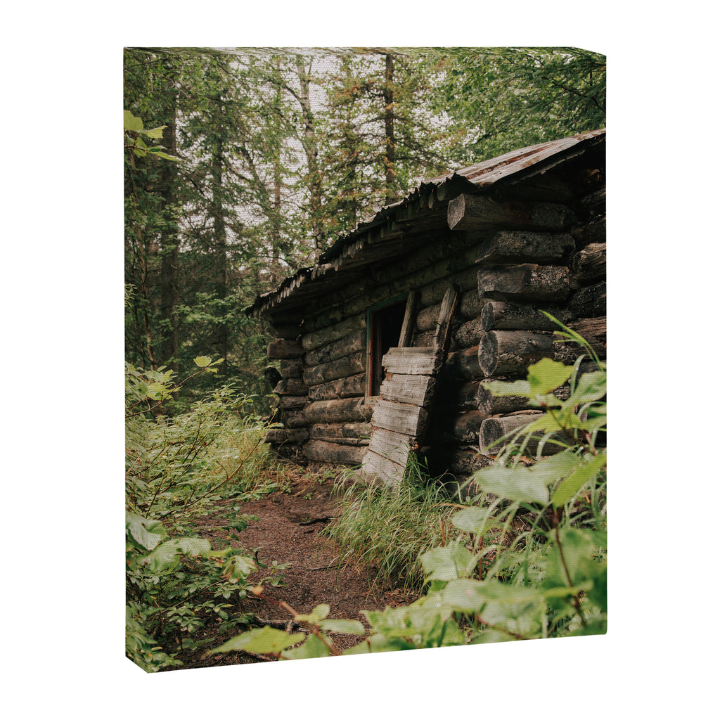 Forest Log Cabin Canvas Print Gallery Image 6