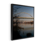 Fremont Bridge Portland Framed Canvas Print Gallery Image 2