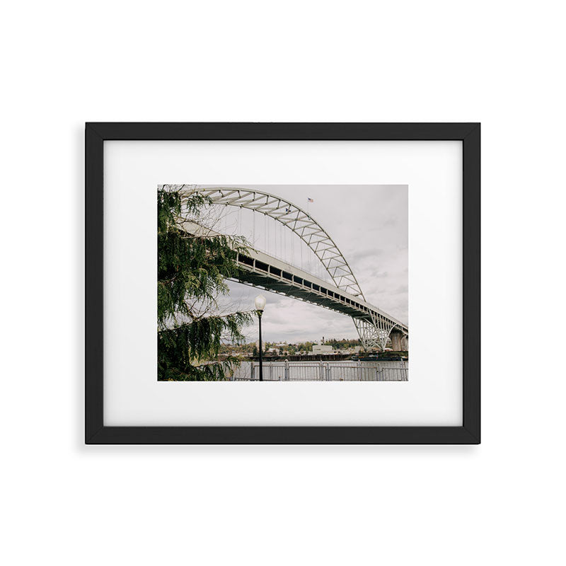 Fremont Bridge Portland Oregon Framed Art Print Gallery Image 5