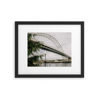 Fremont Bridge Portland Oregon Framed Art Print Gallery Image 5