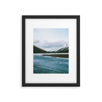 Frozen Blues Framed Art Print Gallery Image 5