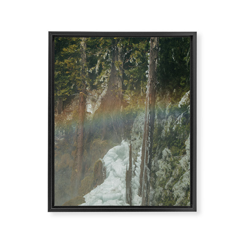 Frozen Rainbow Framed Canvas Print Gallery Image 6