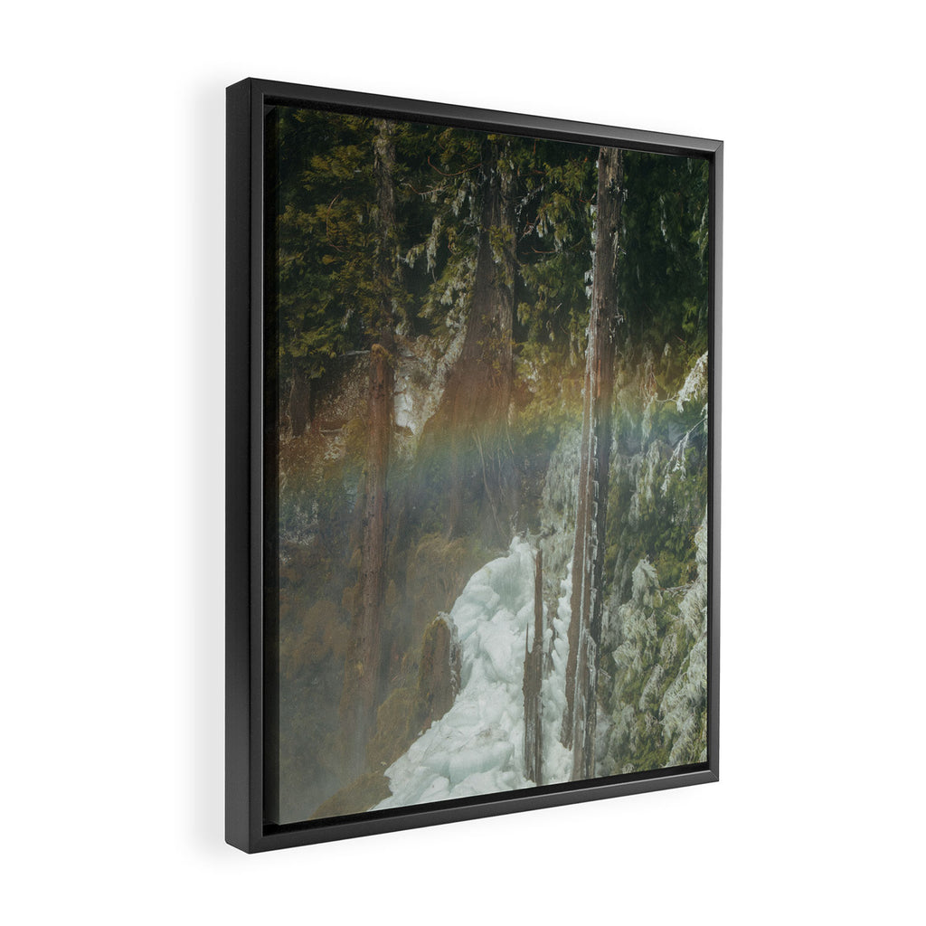 Frozen Rainbow Framed Canvas Print Gallery Image 2