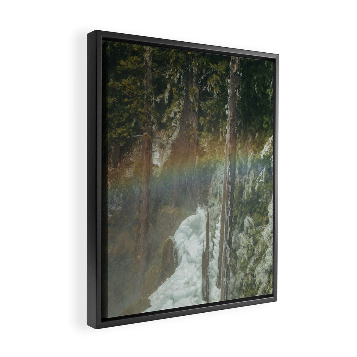 Frozen Rainbow Framed Canvas Print Gallery Image 2