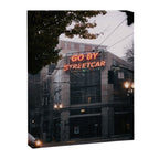 Go By Streetcar Portland  Canvas Print Gallery Image 6