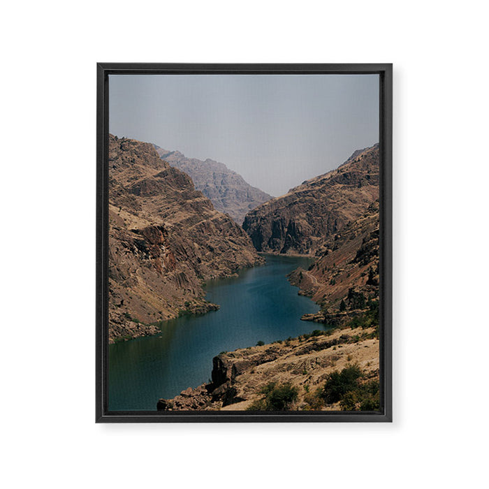 Hells Canyon Framed Canvas Print Gallery Image 1